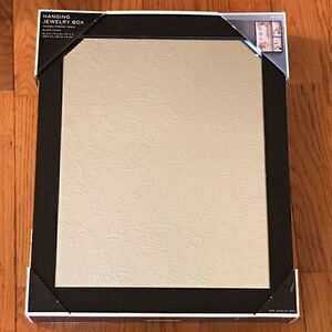 HANGING MIRROR JEWELRY BOX in Black (bnib)